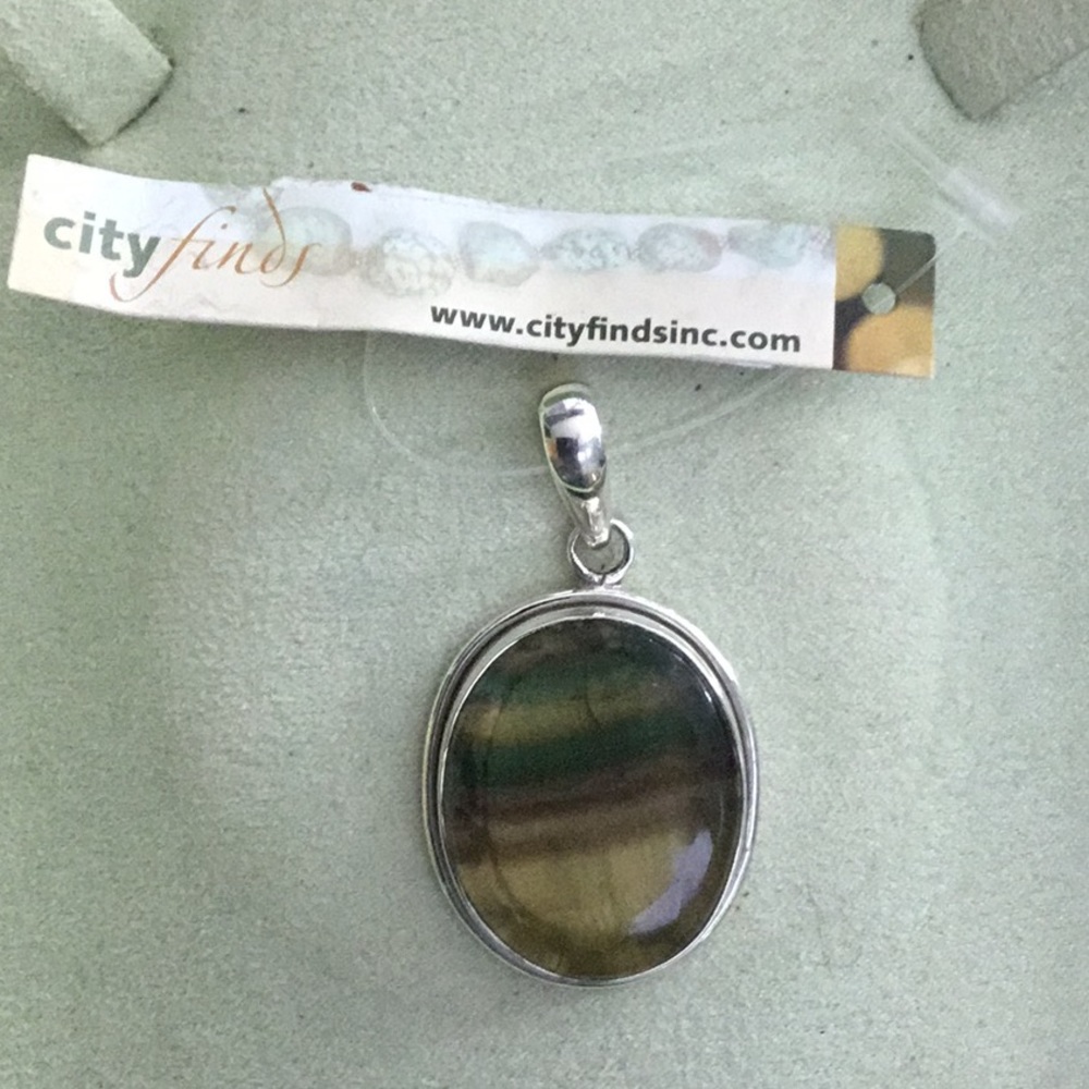 City Finds Sterling Silver Pendant